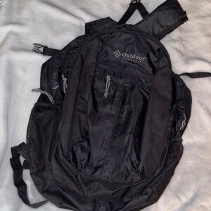 Sleek Black Backpack for Everyday Adventures